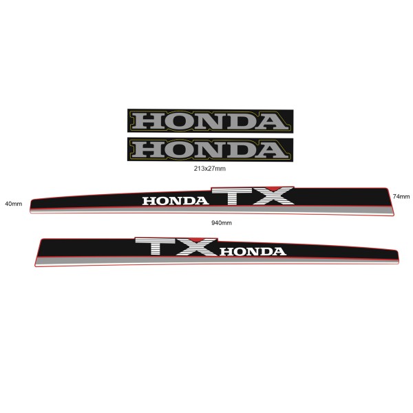 Pegatinas para Honda TX201