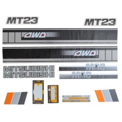 Samolepky Mitsubishi MT23