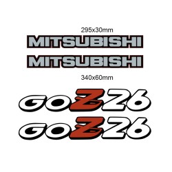 Samolepky Mitsubishi GOZ26