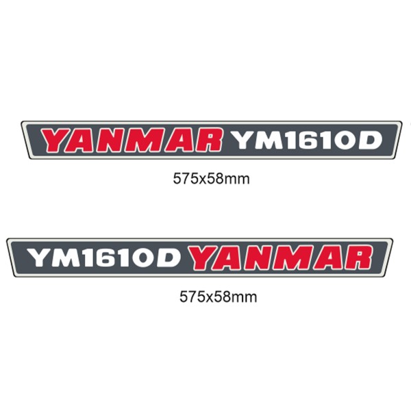 Samolepky Yanmar YM1610D
