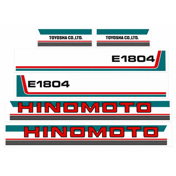Nálepky Hinomoto E1804