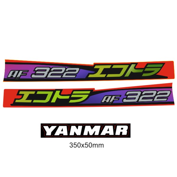 Pegatinas Yanmar AF322