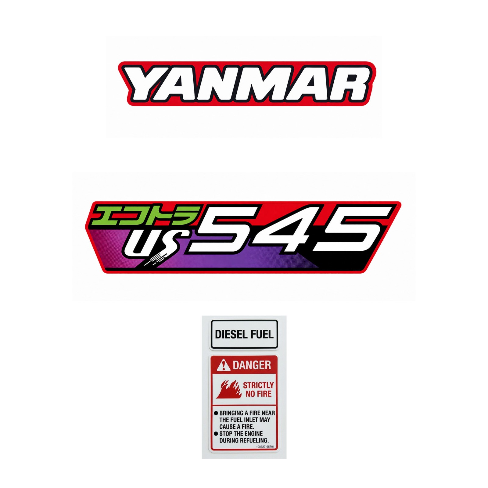 Samolepky Yanmar US 545