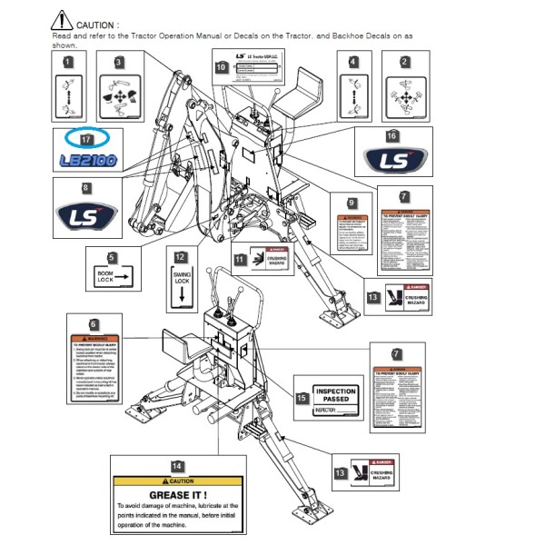 Decal / LS Tractor No. 40255437
