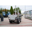 Lesní přívěs pro čtyřkolku s zdvižným vozíkem (ATV) KD-T03D pro přepravu dřeva 4FARMER
