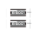 Autocollants Kubota B6001