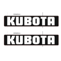 Stickers Kubota B, Kubota B5000, B5001, B6000, B6001, B7000, B7001