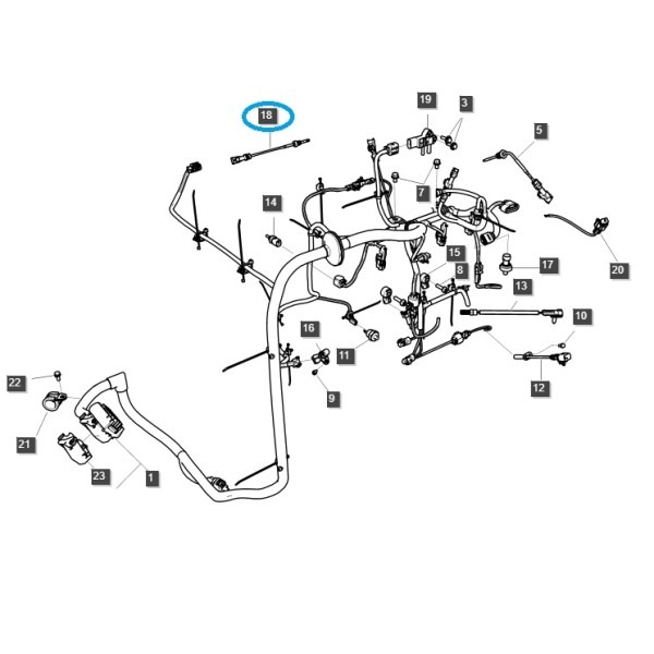 copy of Snímač teploty vzduchu / TRG750 / LS Traktor / MT3.40 / LS MT357 / č