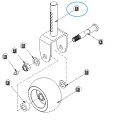 Soporte para rueda de tractor cortacésped / Tractor Ls / 40365506