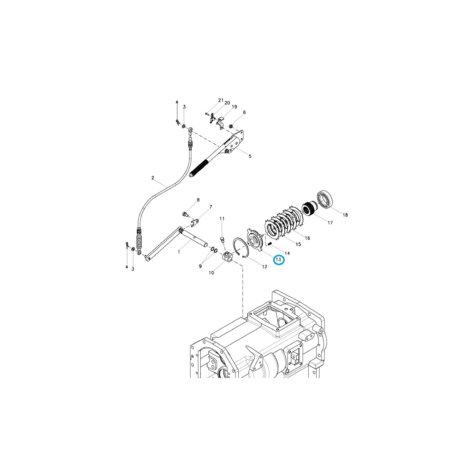 Brake Disc / Left / TRG650 / LS Tractor / No. 40198660