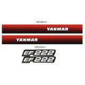 Autocollants Yanmar EF222 | Traktor.com.pl