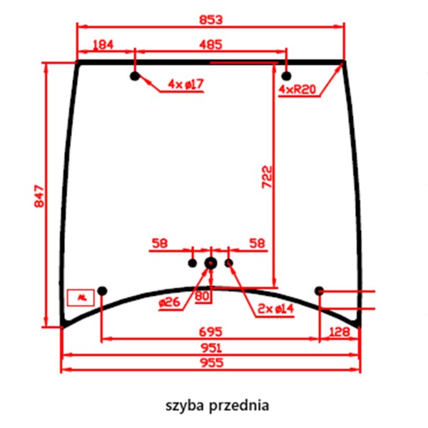Pare-brise d'habitacle / LS MT1.25 / LS MT1.22 / LS XJ25