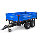 Remorque agricole à deux essieux de 2,5 tonnes avec bennage électrique 4FARMER | Traktor.com.pl