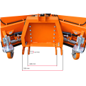 Vario-Pfeil-Schneepflug 150 cm, hydraulisch (TUZ) 4FARMER