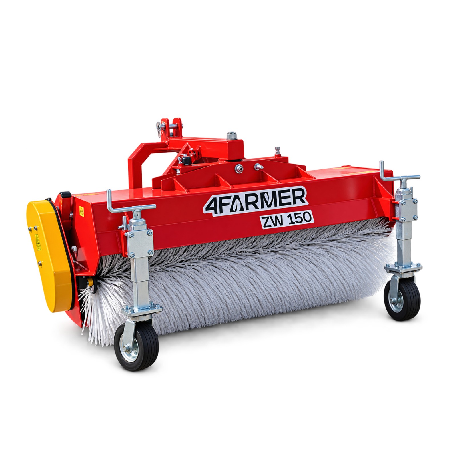 ZW 150 cm sweeper for tractor with basket 4FARMER
