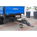 Remolque agrícola de dos ejes de 2,5 T con basculante eléctrico 4FARMER | Traktor.com.pl