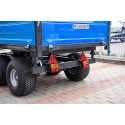 Remorque agricole à deux essieux de 2,5 tonnes avec bennage électrique 4FARMER | Traktor.com.pl
