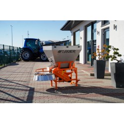 Esparcidor de bandas tipo mariposa M320 (acero inoxidable) con accesorio municipal 4FARMER