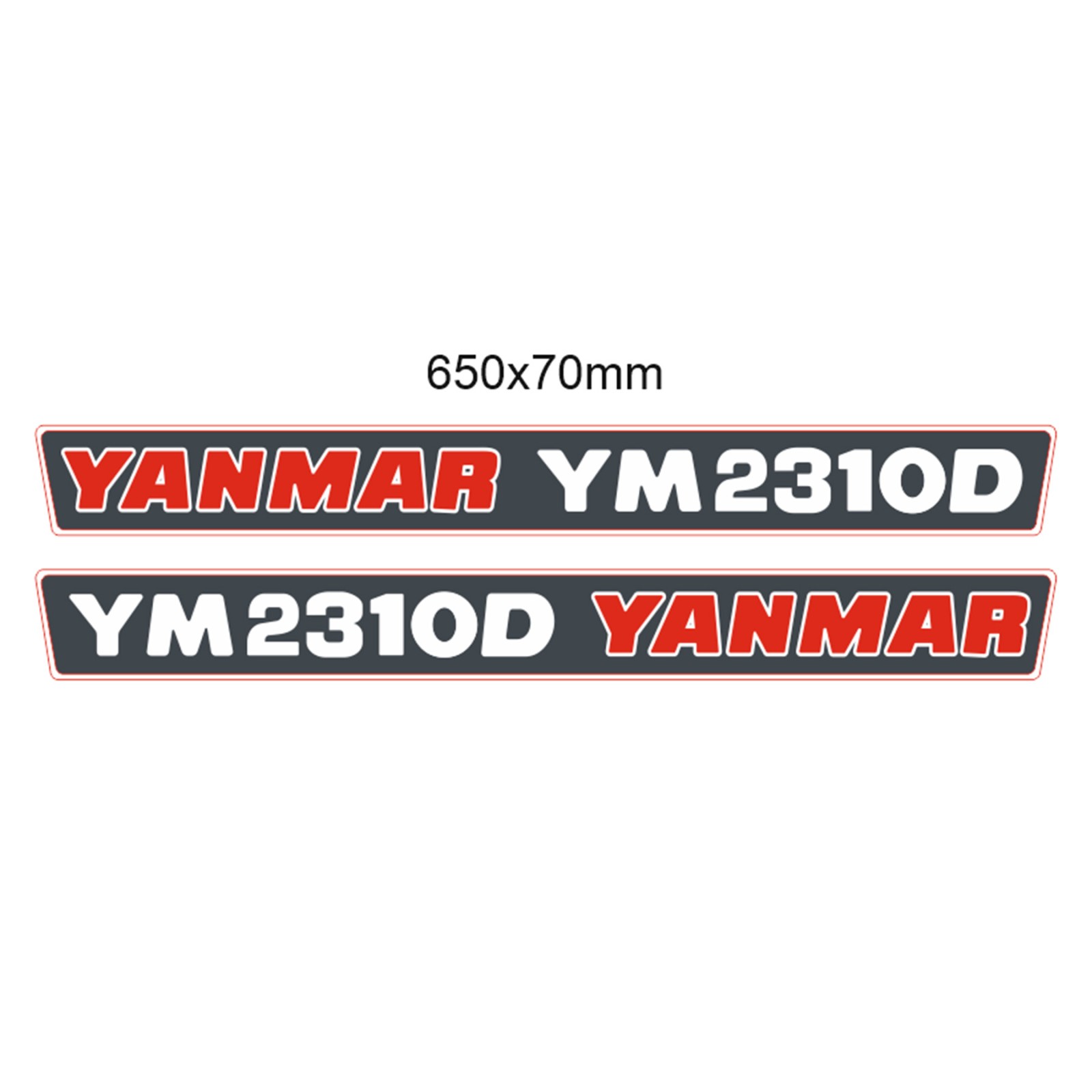 Naklejki Yanmar YM2310D | Traktor.com.pl