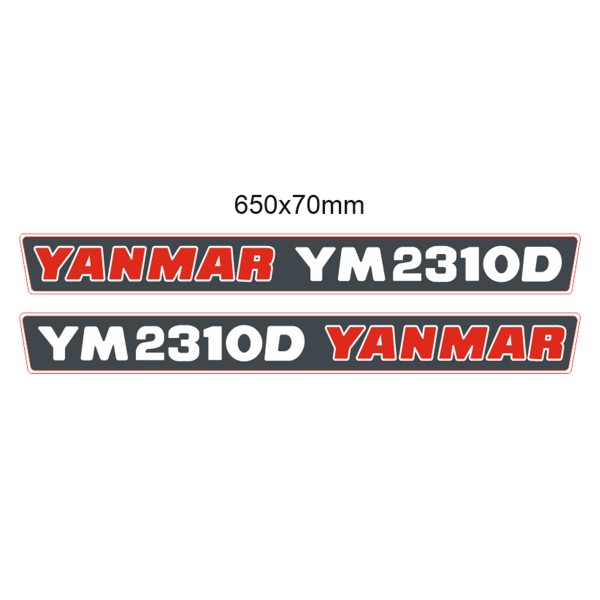 Yanmar YM2310D Stickers | Traktor.com.pl