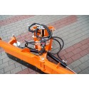 Pług do śniegu strzałkowy Vario 180 cm, hydrauliczny (płyta montażowa) 4FARMER
