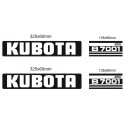 Aufkleber für Kubota B7001 4WD
