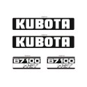 KUBOTA B7100 HST Aufkleber | Traktor.com.pl