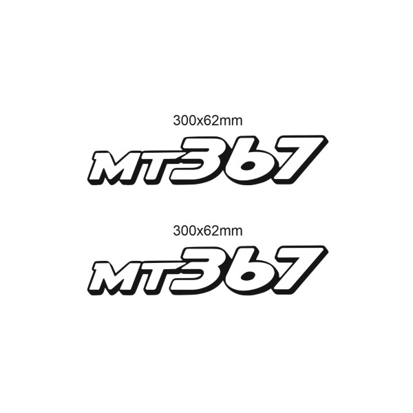 Nálepky na Mitsubishi MT367 | Traktor.com.pl
