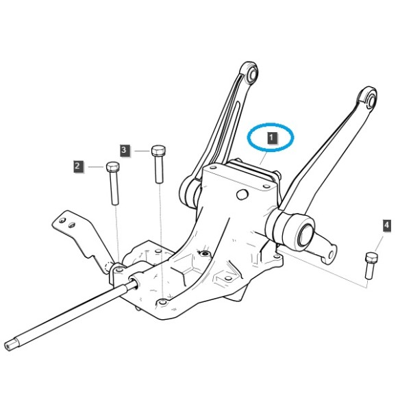 copy of Carter de levage hydraulique GCD450 / TRG820 / Tracteur LS / 40312306