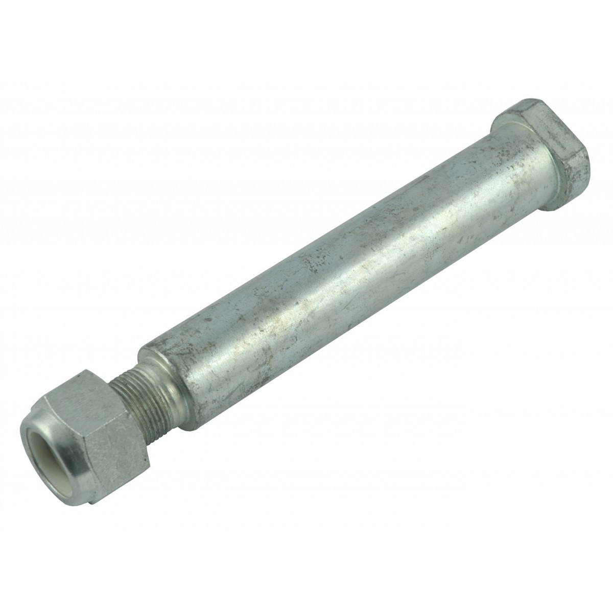 Pin with thread and nut 265 x 40 mm for the arm of the rear-side flail mower AGF140, AGF 160, AGF180