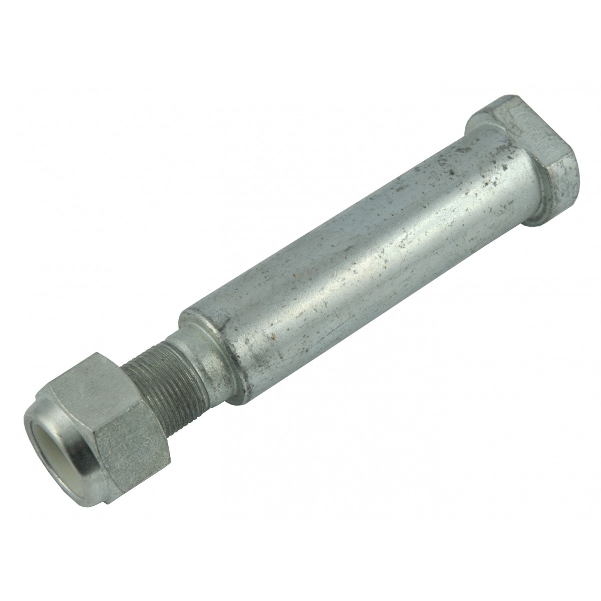 Pin with thread and nut 213 x 40 mm for the arm of the rear-side flail mower AGL125