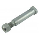 Cost of delivery: Bolt with thread and nut 213 x 40 mm of the arm of the rear-side flail mower AGL125