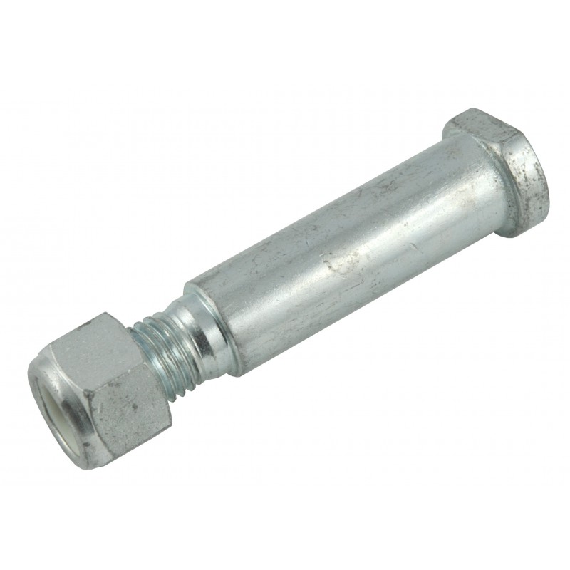 pozostałe - Pin with thread and nut 144 x 30 mm for the arm of the rear-side flail mower AGL125