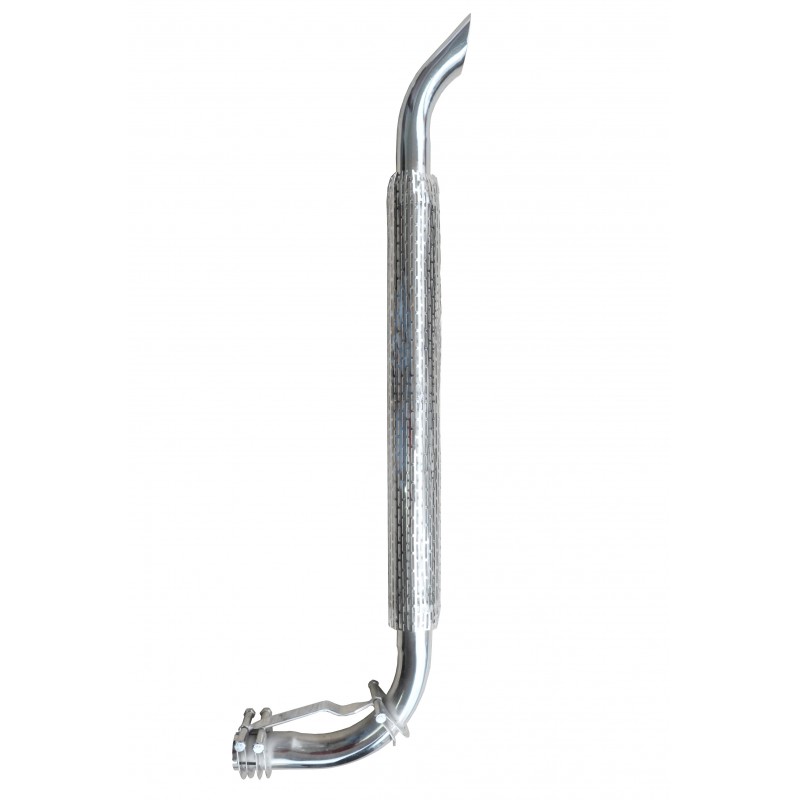 tłumiki - Muffler 1050 mm exhaust Kubota L4508-L4708 exhaust pipe