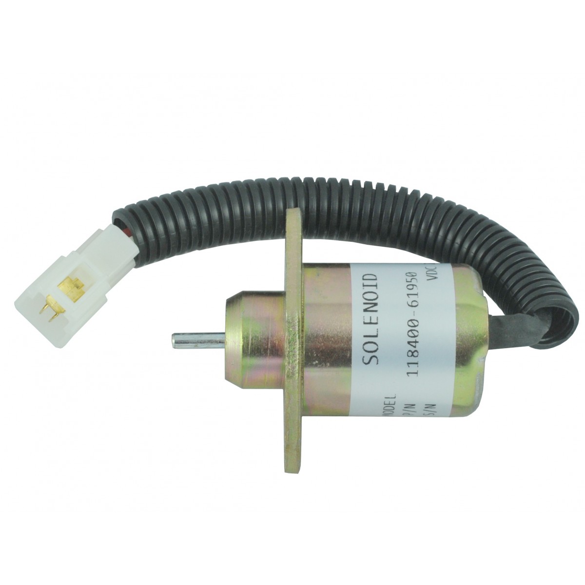 24V traktorová hasiaca cievka SOLENOID 118400-61950 Yanmar