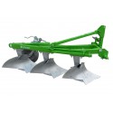 Cost of delivery: BOMET three-furrow plow with Cat II three-point linkage