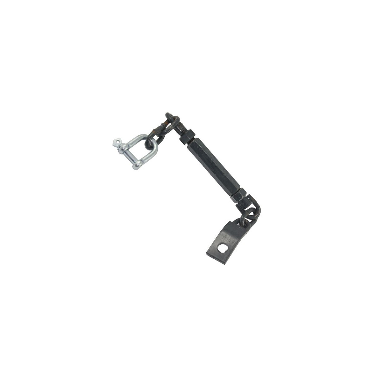 Adjustable tension chain with shackle Kubota 5" three-point linkage