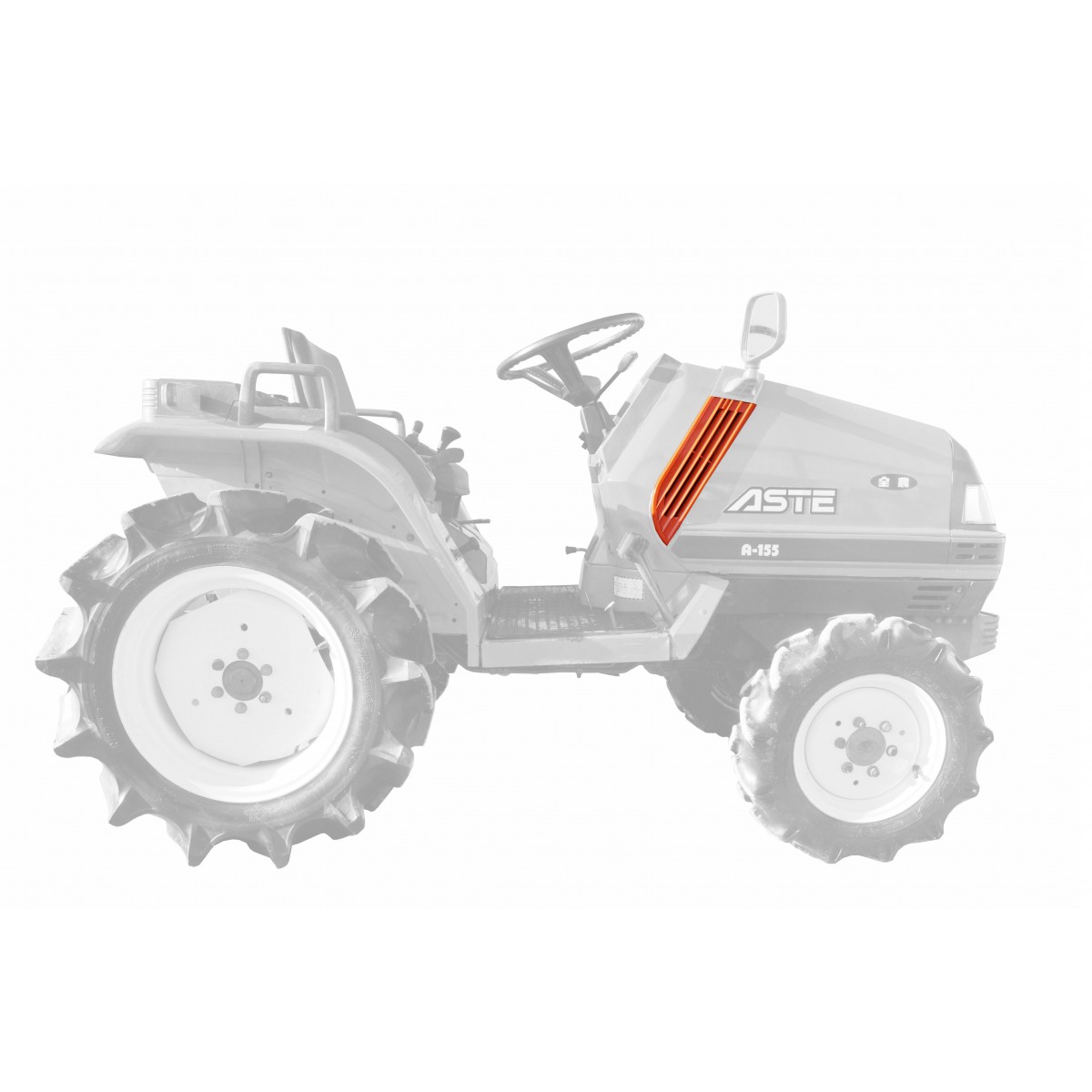 Factice / capot / plastique / calandre / Kubota Aste