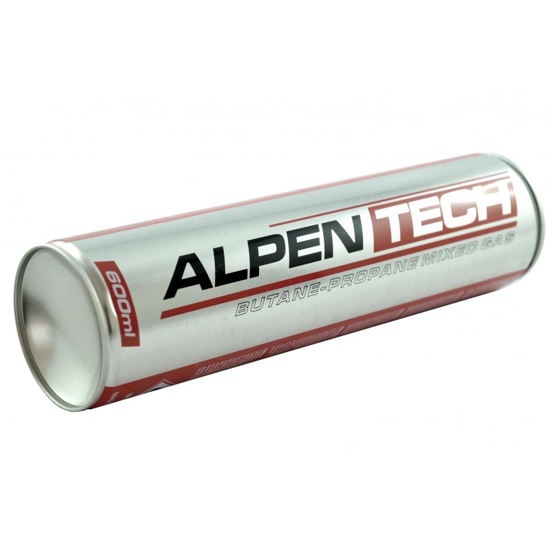 Propane butane gas for the Alpentech burner 600ml cartridge cartridge