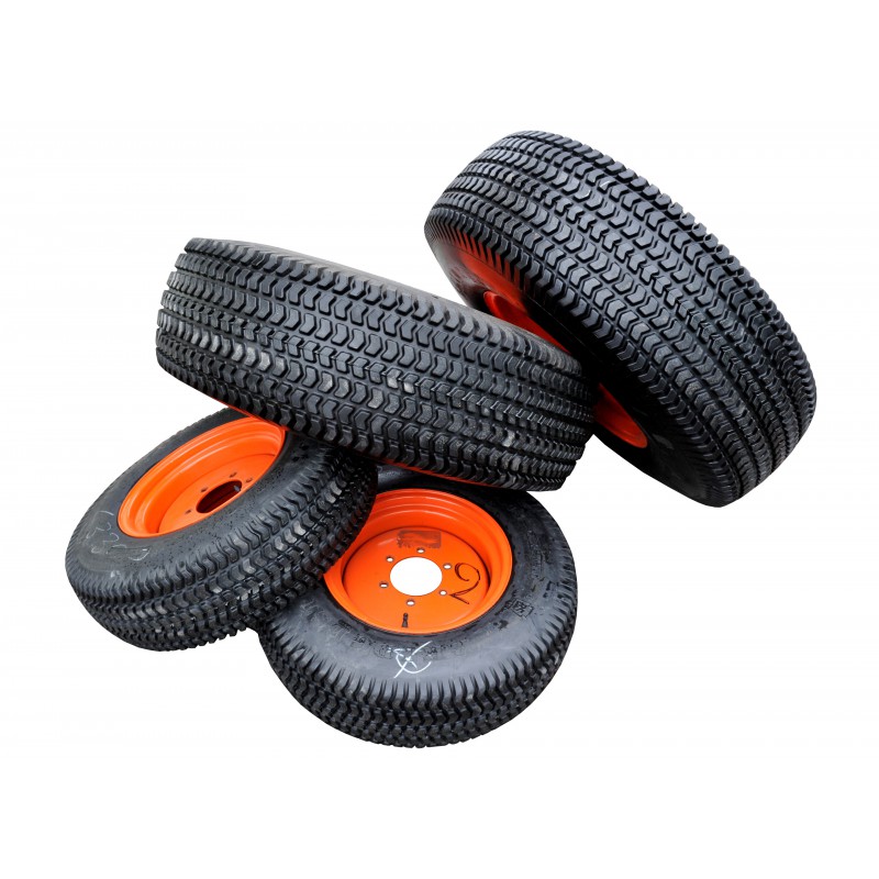 tires and tubes - Kubota L3300 grass wheels 355 / 80D20, 212 / 80D15