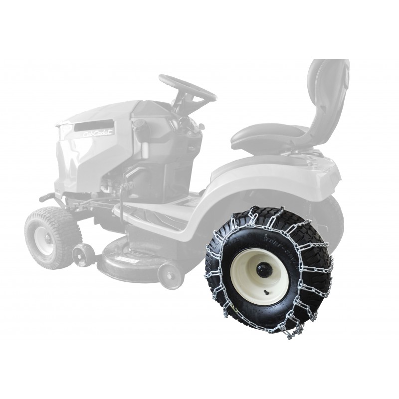  tractores segadoras - Cadenas para ruedas de tractor cortacésped 20 x 10 x 8 Cub Cadet, AL-KO, Stiga y otros