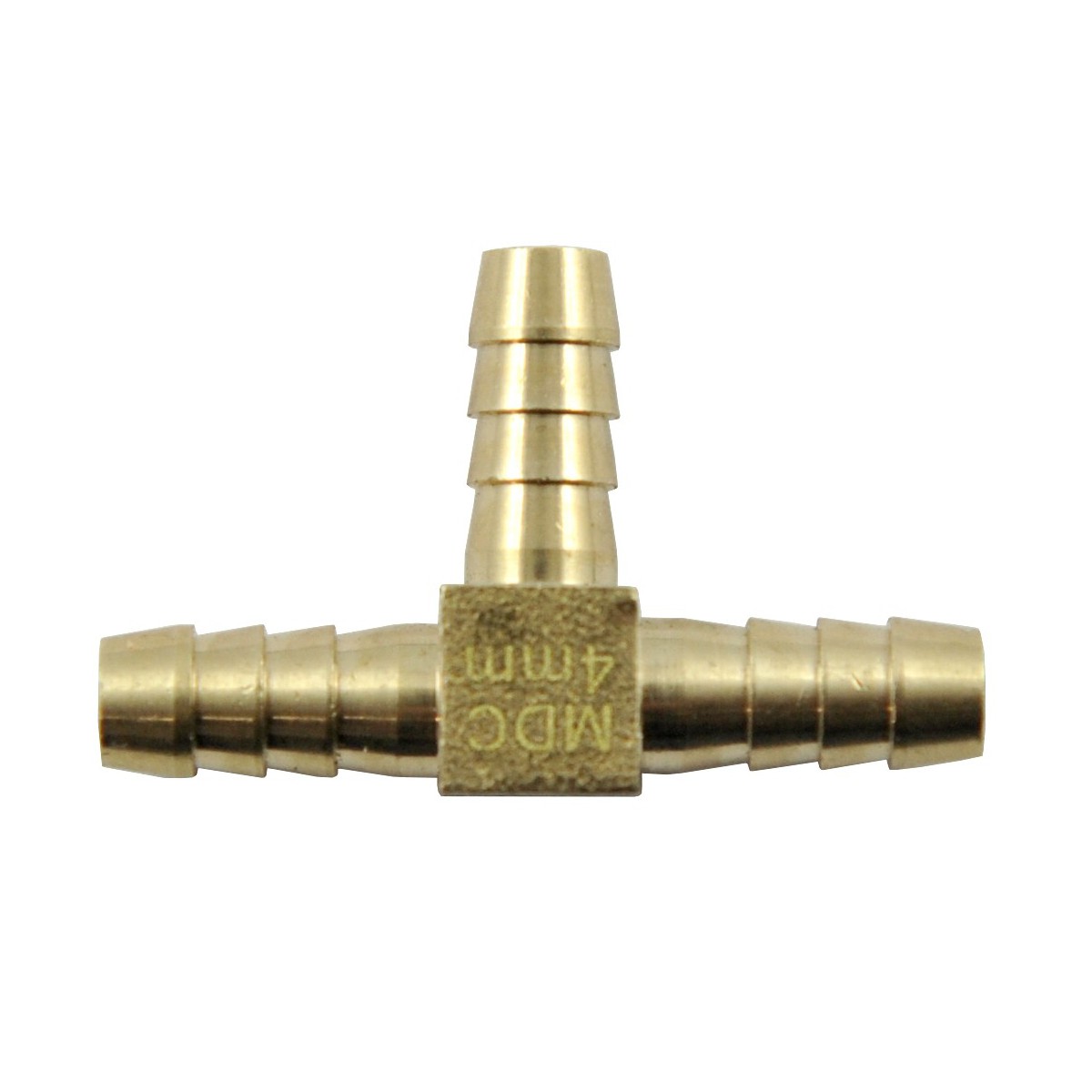 Tee 30x18x4 mm, connector, nipple, fuel line splitter BRASS