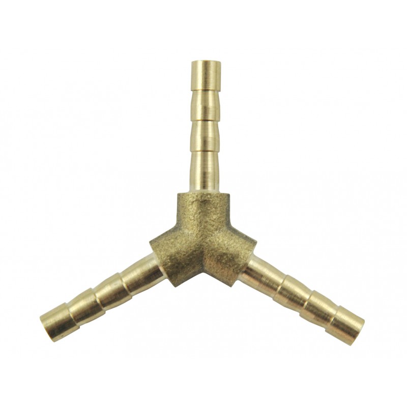 all products  - Y-piece 23x4 mm, connector, nipple, fuel line splitter BRASS