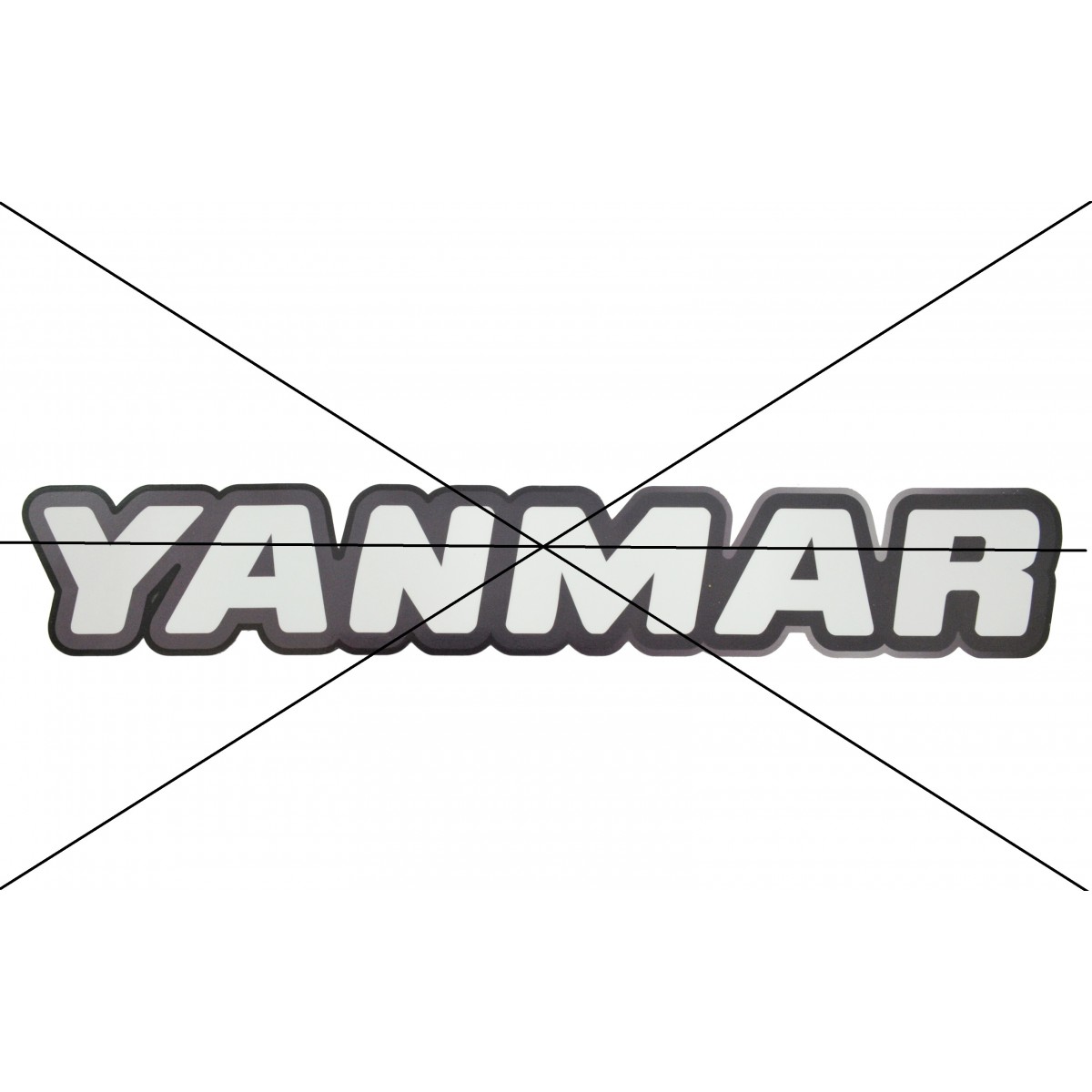 Autocollant YANMAR 48x285 mm