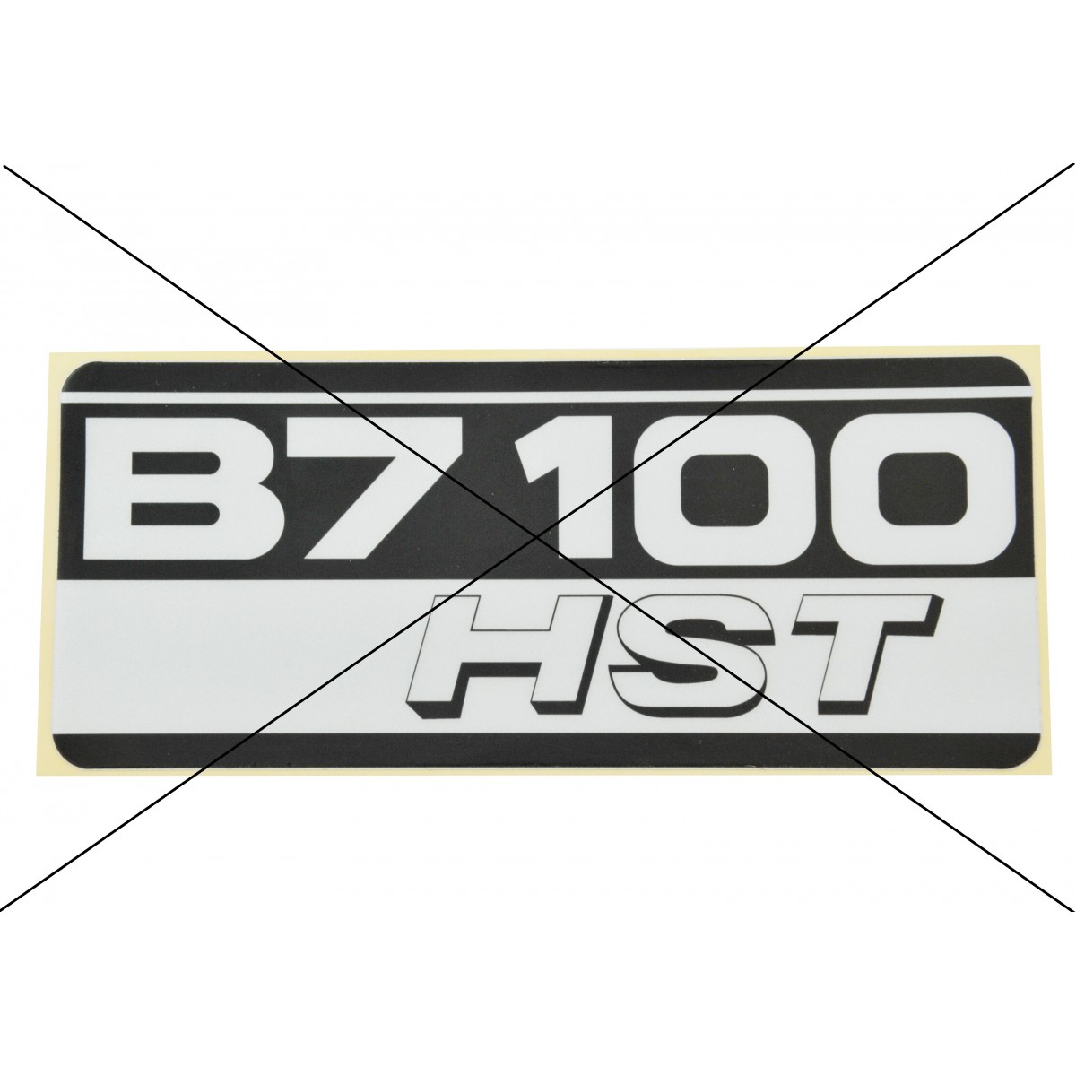 Sticker KUBOTA B7100 HST