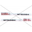 Cost of delivery: Autocollants de capot Mitsubishi D2050FD