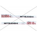 Cost of delivery: Mitsubishi D2050FD decals sticker