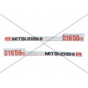 Cost of delivery: Mitsubishi D1650FD Aufkleber