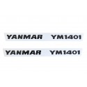 Cost of delivery: Aufkleber (2 Stück) Yanmar YM1401