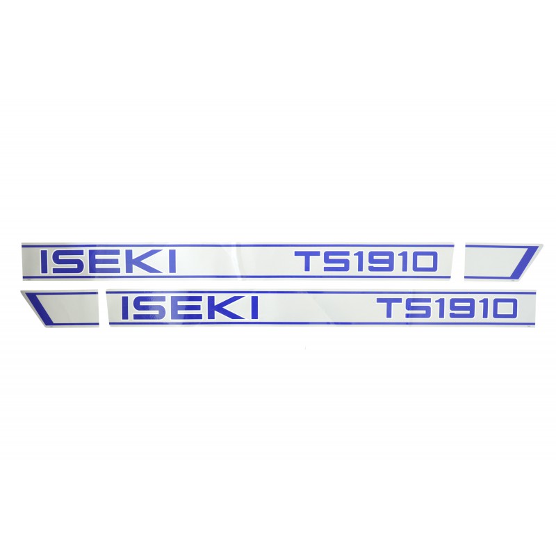 pièces pour iseka - Autocollants de capot Iseki TS1910
